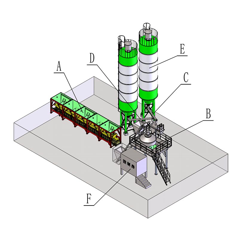 Santral Çimento Beton Mikseri