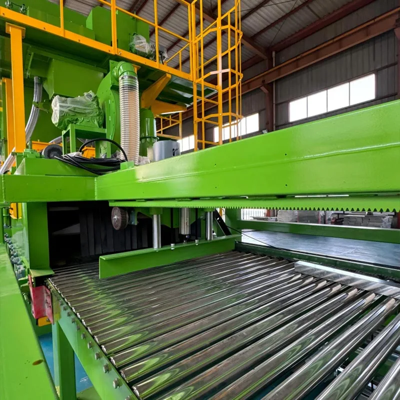 Cement Concrete Brick Shot Blasting Surface Treatment Machine