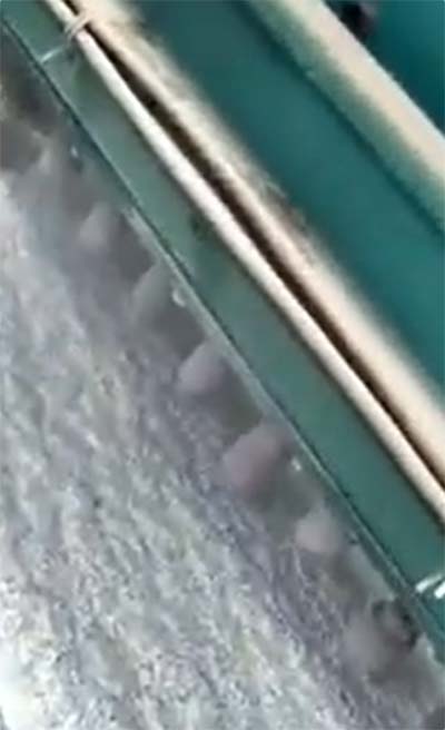 Concrete Brick Tumbling Surface Treatment Machine